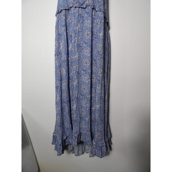 Spell Blue Floral Midi Dress - Picture 4 of 16
